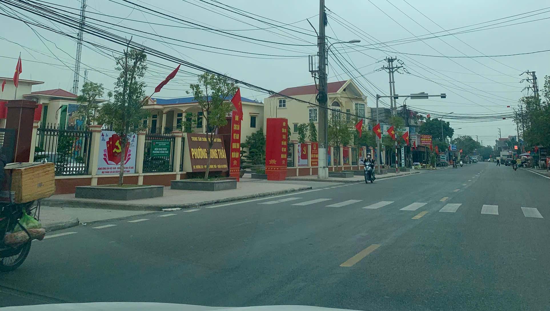 Bán lô đất mặt đường 351 phường Hồng Thái, An Dương, Hải Phòng